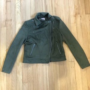 Green Moto Jacket